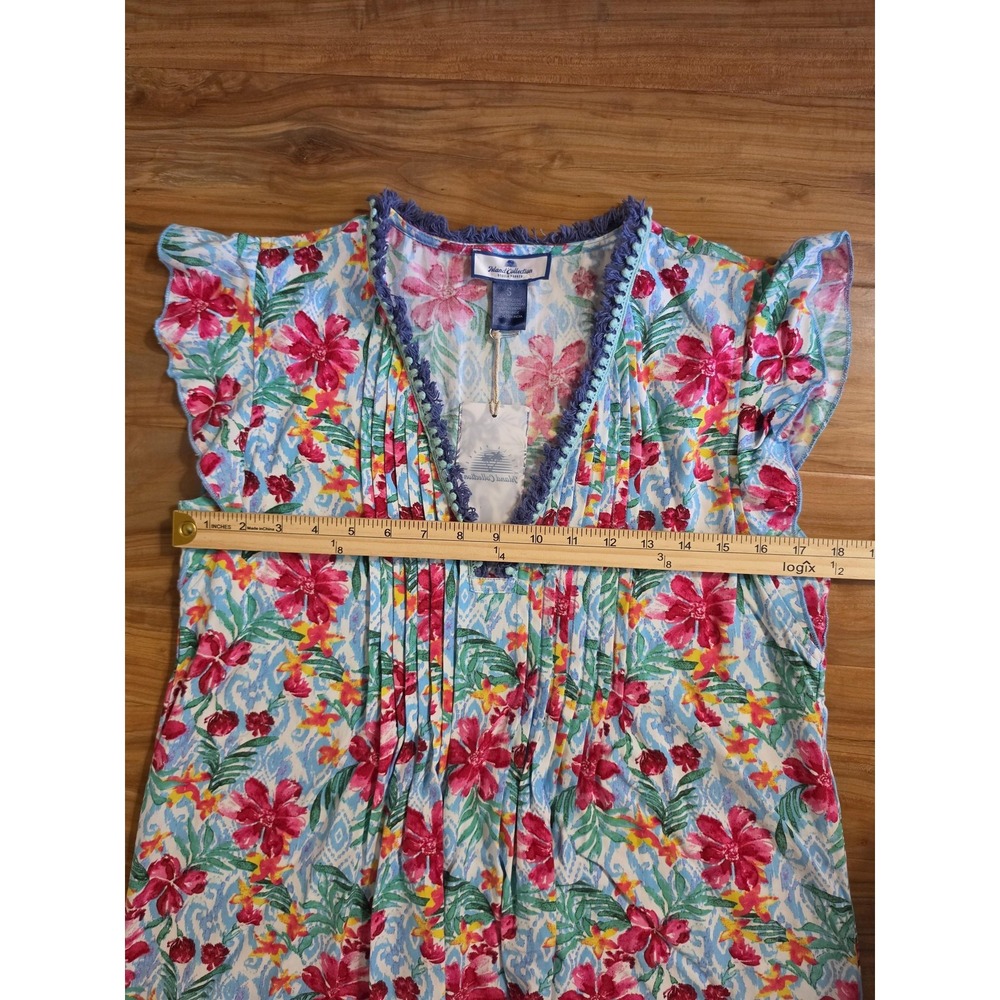 Island Collection Stella Parker Magical Floral Swing Dress Womens Small CY20222 - Picture 8 of 10